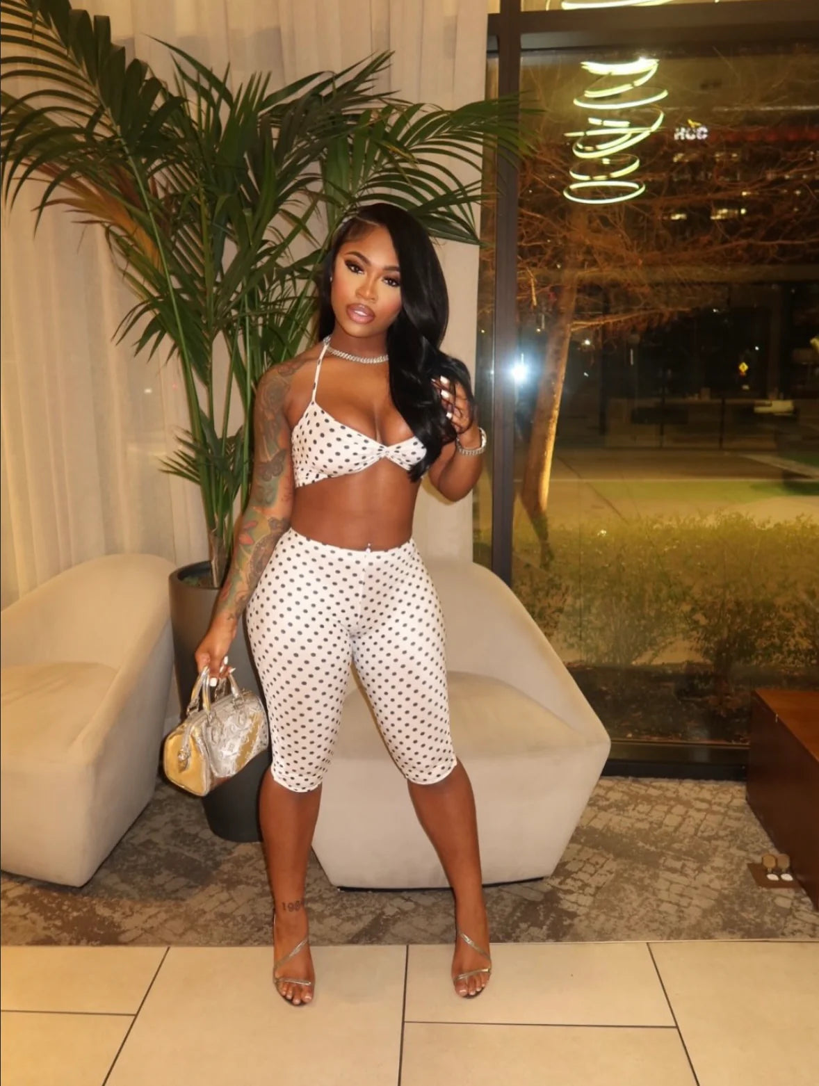VINTAGE VIXEN CAPRI SET-WHITE