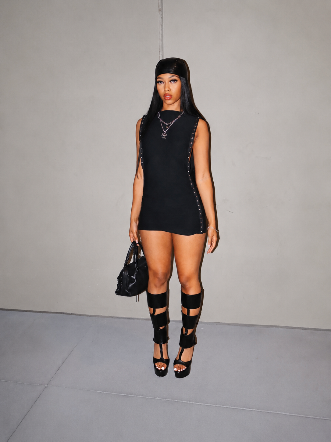 JADE DRESS-BLACK