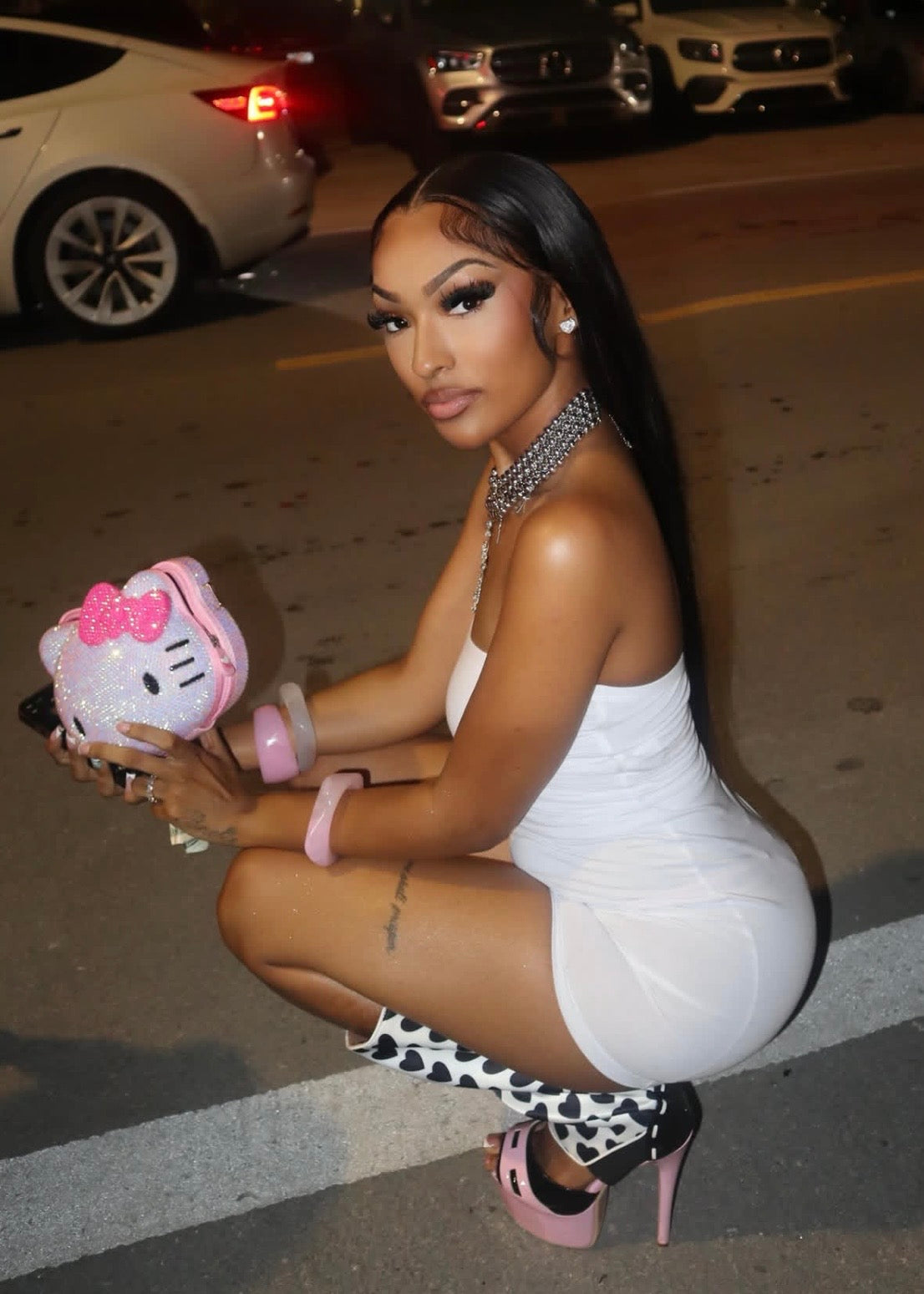 MINI TUBE DRESS-WHITE